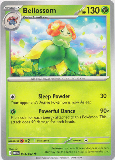 Bellossom - 003/197 - Uncommon available at 401 Games Canada