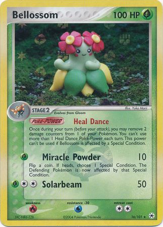 Bellossom - 16/101 - Rare - Reverse Holo available at 401 Games Canada