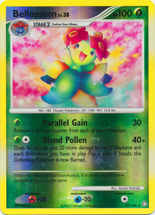 Bellossom - 20/146 - Rare - Reverse Holo available at 401 Games Canada