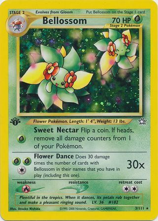 Bellossom - 3/111 - Holo - 1st Edition available at 401 Games Canada