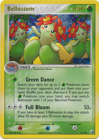 Bellossom - 3/115 - Holo Rare - Reverse Holo available at 401 Games Canada