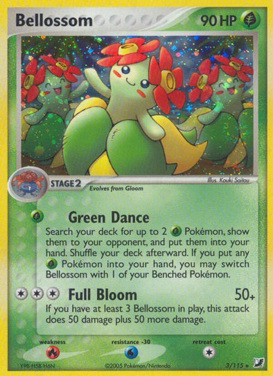 Bellossom - 3/115 - Holo Rare available at 401 Games Canada