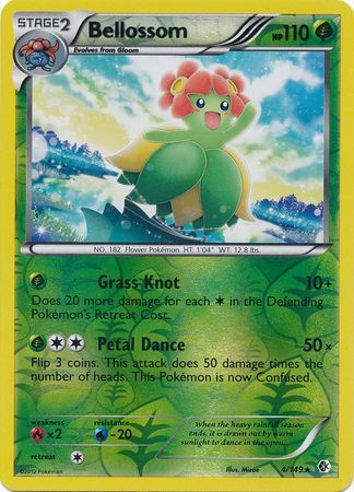 Bellossom - 4/149 - Rare - Reverse Holo available at 401 Games Canada