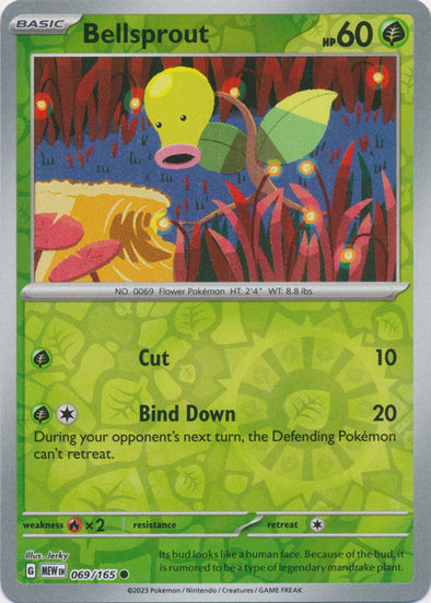 Bellsprout - 069/165 - Common - Reverse Holo available at 401 Games Canada