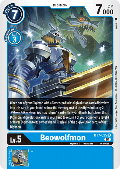 Beowolfmon - BT7-025 - Uncommon available at 401 Games Canada