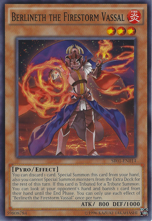 Berlineth the Firestorm Vassal - SR01-EN014 - Common - Unlimited available at 401 Games Canada