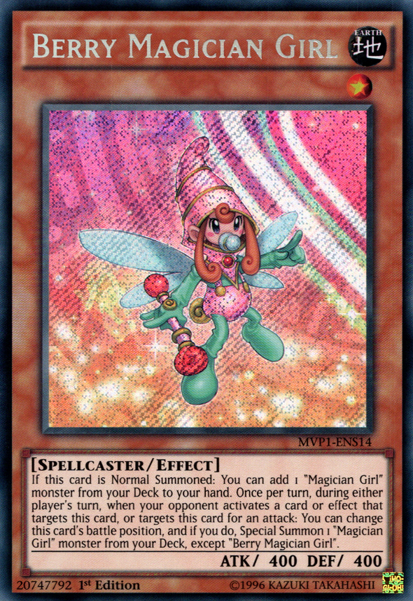 Berry Magician Girl - MVP1-ENS14 - Secret Rare - 1st Edition available at 401 Games Canada