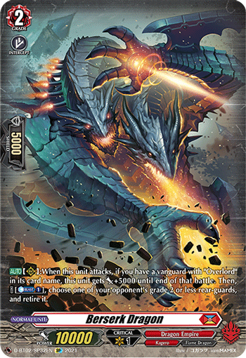 Berserk Dragon - D-BT02/SP32 - SP available at 401 Games Canada