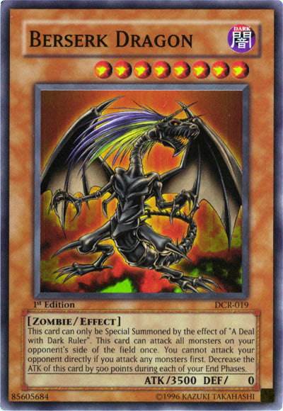 Berserk Dragon - DCR-019 - Super Rare - 1st Edition available at 401 Games Canada