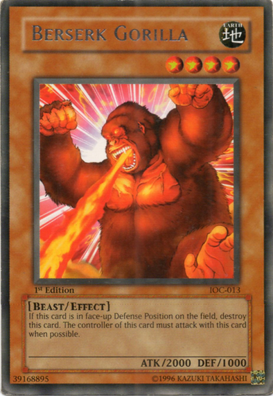 Berserk Gorilla - IOC-013 - Rare - 1st Edition available at 401 Games Canada