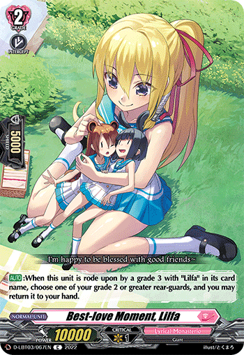 Best-love Moment, Lilfa - D-LBT03/067 - Common available at 401 Games Canada
