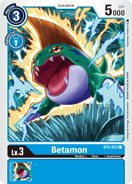 Betamon - BT2-022 - Common available at 401 Games Canada