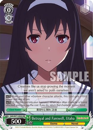 Betrayal and Farewell, Utaha - SHS/W71-E033 - Double Rare available at 401 Games Canada