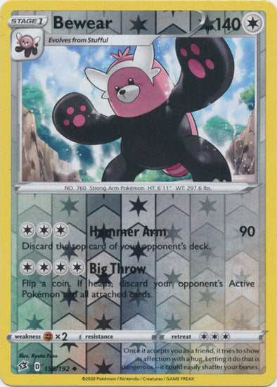 Bewear - 150/192 - Uncommon - Reverse Holo available at 401 Games Canada