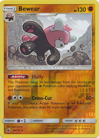 Bewear - 56/111 - Holo Rare - Reverse Holo available at 401 Games Canada