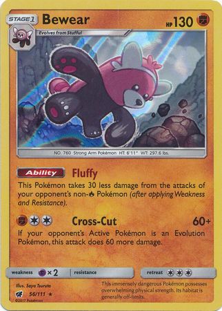 Bewear - 56/111 - Holo Rare available at 401 Games Canada