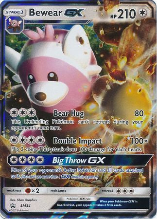 Bewear GX - SM34 - Promo available at 401 Games Canada