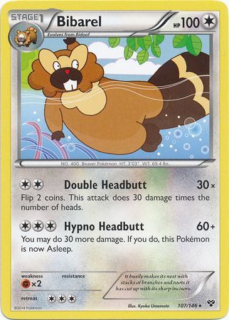 Bibarel - 107/146 - Rare available at 401 Games Canada