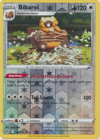 Bibarel - 121/172 - Holo Rare - Reverse Holo available at 401 Games Canada