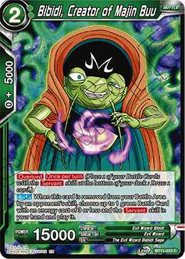 Bibidi, Creator of Majin Buu - BT11-072 - Common (FOIL) (Reprint) available at 401 Games Canada