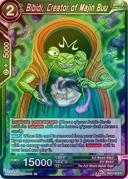 Bibidi, Creator of Majin Buu - BT11-072 - Common (FOIL) available at 401 Games Canada