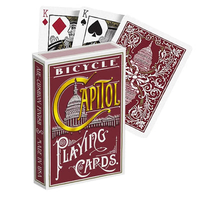 Bicycle Playing Cards - Capitol - Red available at 401 Games Canada