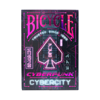 Bicycle Playing Cards - Cyberpunk Cybercity available at 401 Games Canada