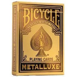 Bicycle Playing Cards - Metalluxe Holiday Gold available at 401 Games Canada