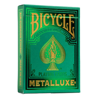 Bicycle Playing Cards - Metalluxe Holiday Green available at 401 Games Canada