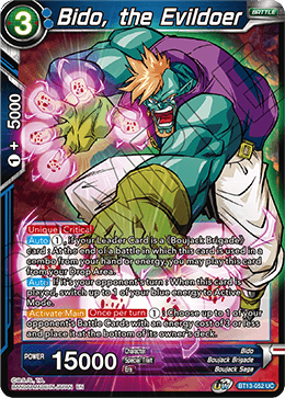 Bido, the Evildoer - BT13-052 - Uncommon (FOIL) available at 401 Games Canada