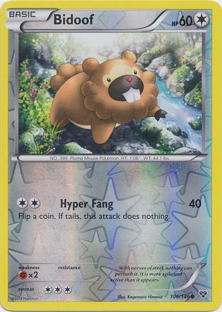 Bidoof - 106/146 - Common - Reverse Holo available at 401 Games Canada