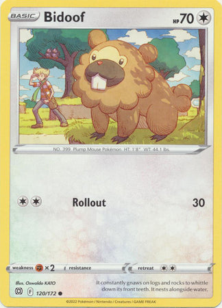 Bidoof - 120/172 - Common available at 401 Games Canada