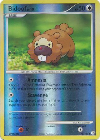 Bidoof - 70/130 - Common - Reverse Holo available at 401 Games Canada