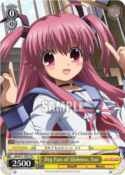 Big Fan of Gldemo, Yui - AB/W31-TE02 - Trial Deck available at 401 Games Canada