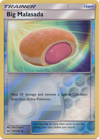 Big Malasada - 114/149 - Uncommon - Reverse Holo available at 401 Games Canada