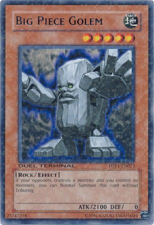 Big Piece Golem - DTP1-EN023 - Rare Parallel Rare available at 401 Games Canada