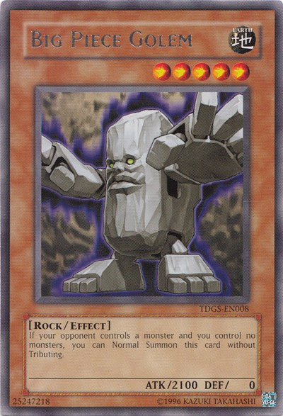 Big Piece Golem - TDGS-EN008 - Rare - Unlimited available at 401 Games Canada