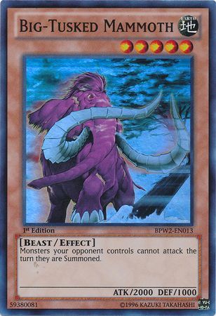 Big-Tusked Mammoth - BPW2-EN013 - Super Rare - 1st Edition available at 401 Games Canada