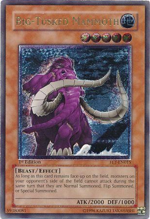 Big-Tusked Mammoth - FET-EN015 - Ultimate Rare - 1st Edition available at 401 Games Canada