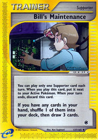 Bill's Maintenance - 137/165 - Uncommon - Reverse Holo available at 401 Games Canada