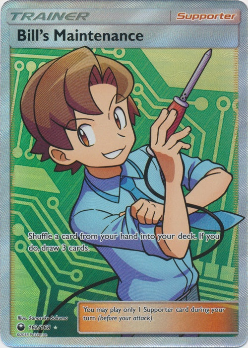 Bill's Maintenance - 162/168 - Full Art Ultra Rare available at 401 Games Canada