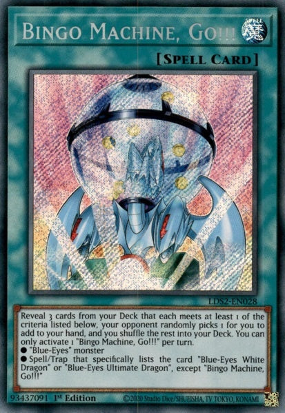 Bingo Machine Go!!! - LDS2-EN028 - Secret Rare - 1st Edition available at 401 Games Canada