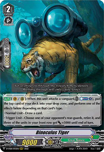 Binoculus Tiger - D-VS06/072 - Triple Rare available at 401 Games Canada