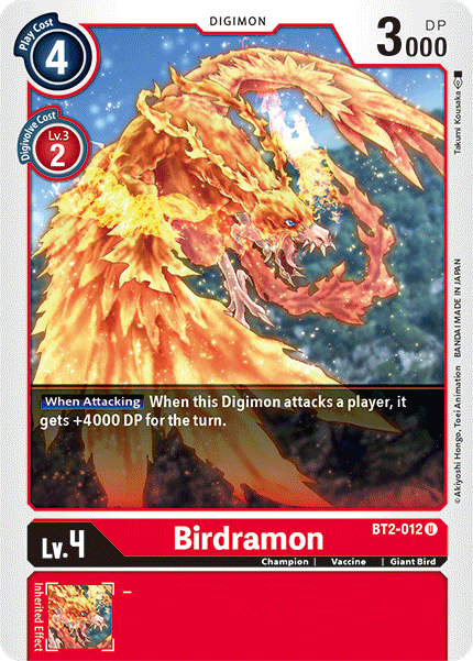 Birdramon - BT2-012 - Uncommon available at 401 Games Canada