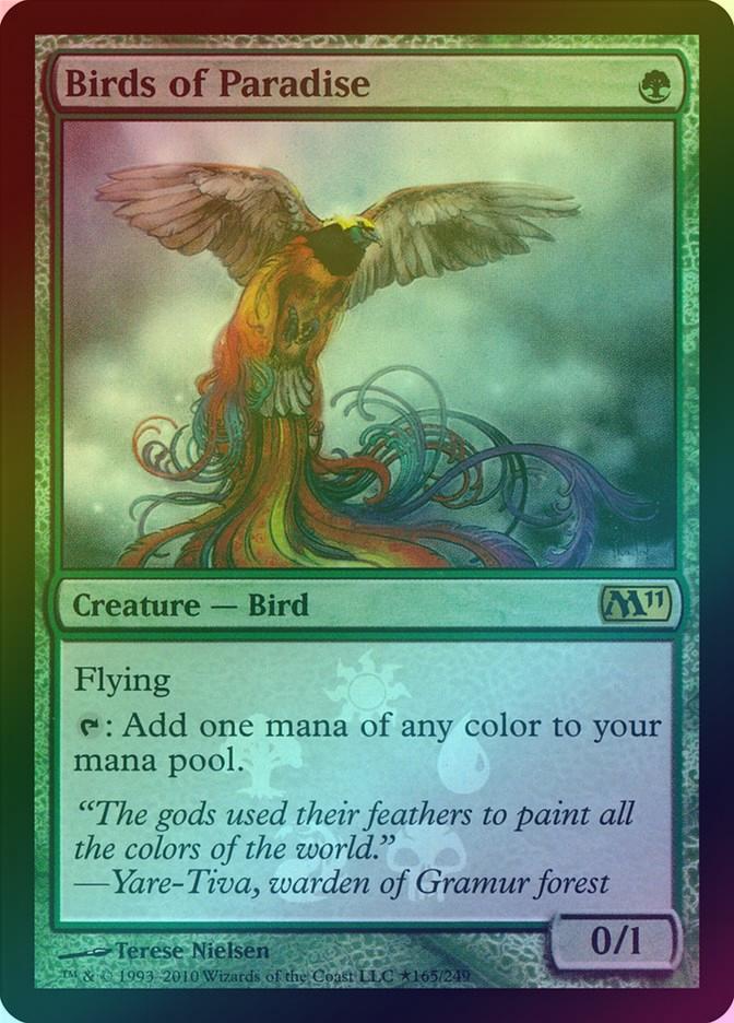 Mtg Birds Of Paradise Birds Of Paradise Japanese FOIL Promo - Magic: The Gathering M11, Lightly Played Zendikar Foil Land MTG Individual Cards Mtg Birds Of Paradise Birds Of Paradise Japanese FOIL Promo - Magic: The Gathering M11, Lightly Played Zendikar Foil Land MTG Individual Cards