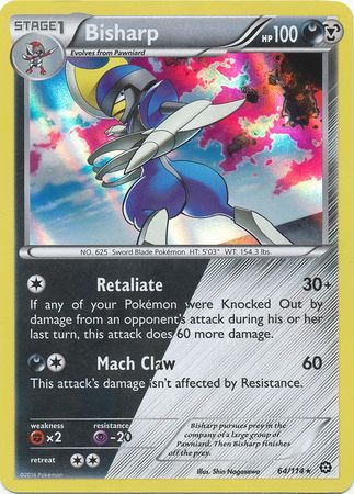 Bisharp - 64/114 - Holo Rare available at 401 Games Canada