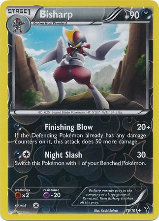 Bisharp - 76/101 - Uncommon - Reverse Holo available at 401 Games Canada