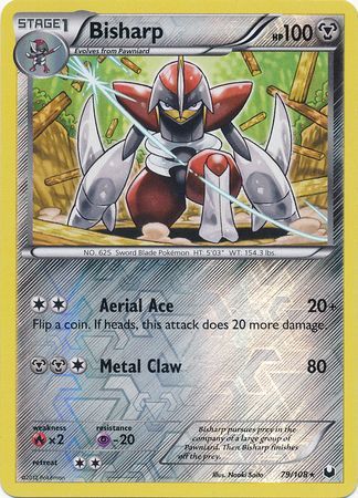 Bisharp - 79/108 - Rare - Reverse Holo available at 401 Games Canada