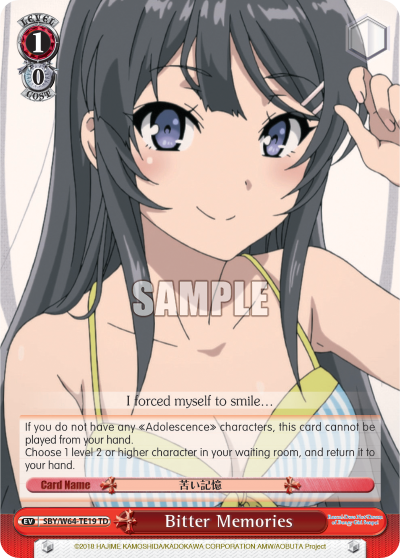 Bitter Memories - SBY/W64-TE19 - Trial Deck available at 401 Games Canada