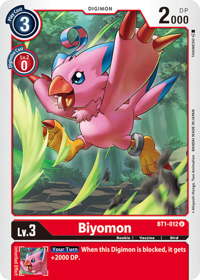 Biyomon - BT1-012 - Uncommon available at 401 Games Canada